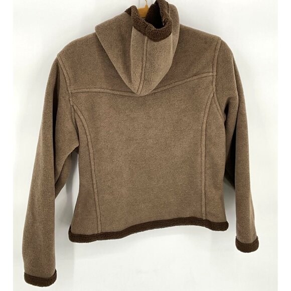 Outback Trading Women's Small Light Brown Fleece Jacket Horses Embroidery Full Z - Picture 9 of 10